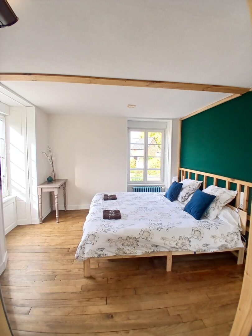 Chambre Fleur de coton 1 gite groupe melle 35